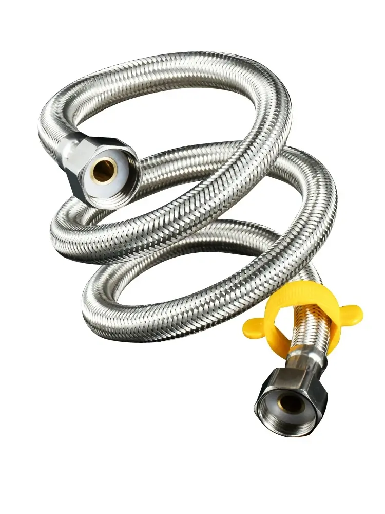 50/80cm 1/2 Inch Explosion Proof Pipe Hose Braided Flexible Faucet Water Pipe for Kitchen Bathroom Toilet Pipe
