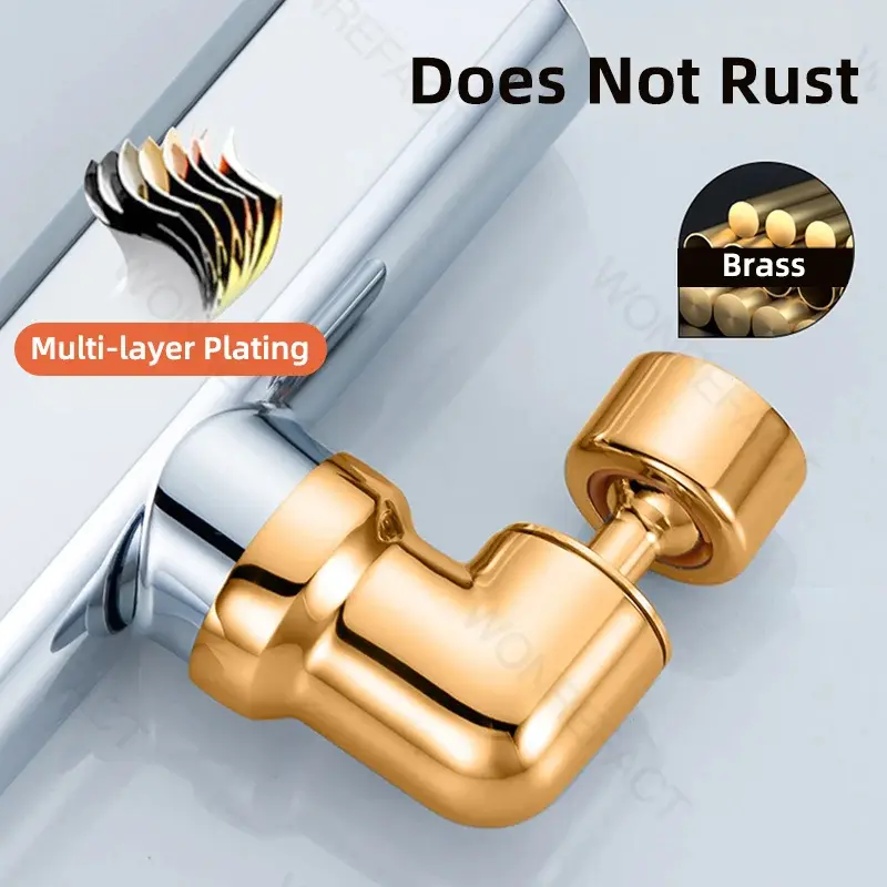 Feiyu Three Level Waterfall Universal Faucet Extension Device Vegetable Washing Splash Proof Device Rotatable Universal Jointbox