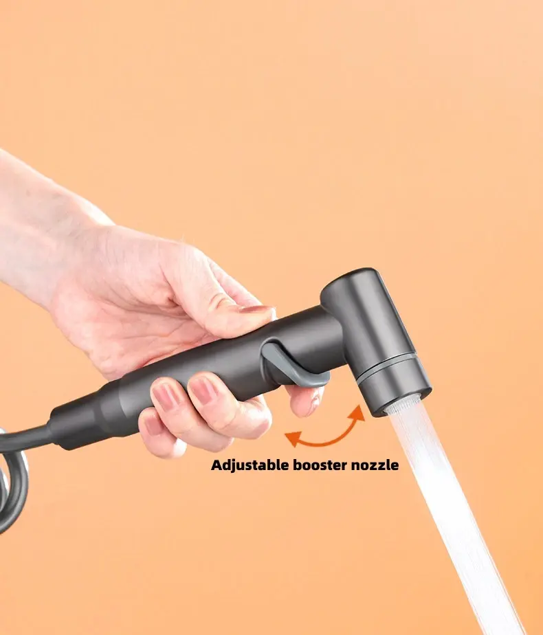 Handheld Bidet Sprayer Set Dual Mode Stainless Steel Spray Gun Shower Handheld Toilet Bidet Faucet Sprayer Shower Self Cleaning