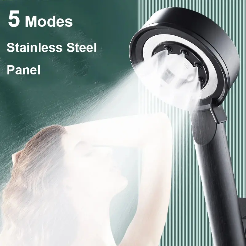 5 Modes Shower Head High Pressure Showerhead Portable Filter Rainfall Faucet Tap Bathroom Bath Home Innovative Accessories
