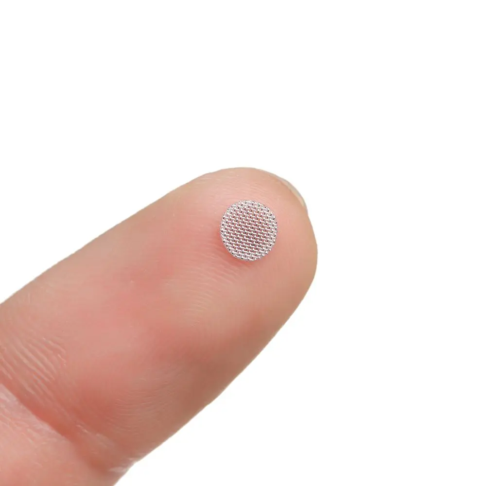 20Pcs Professional Dust Network Shell Steel Mesh 4-5mm Self-Adhere Headset Replacements Filter Screen Earphone Accessories