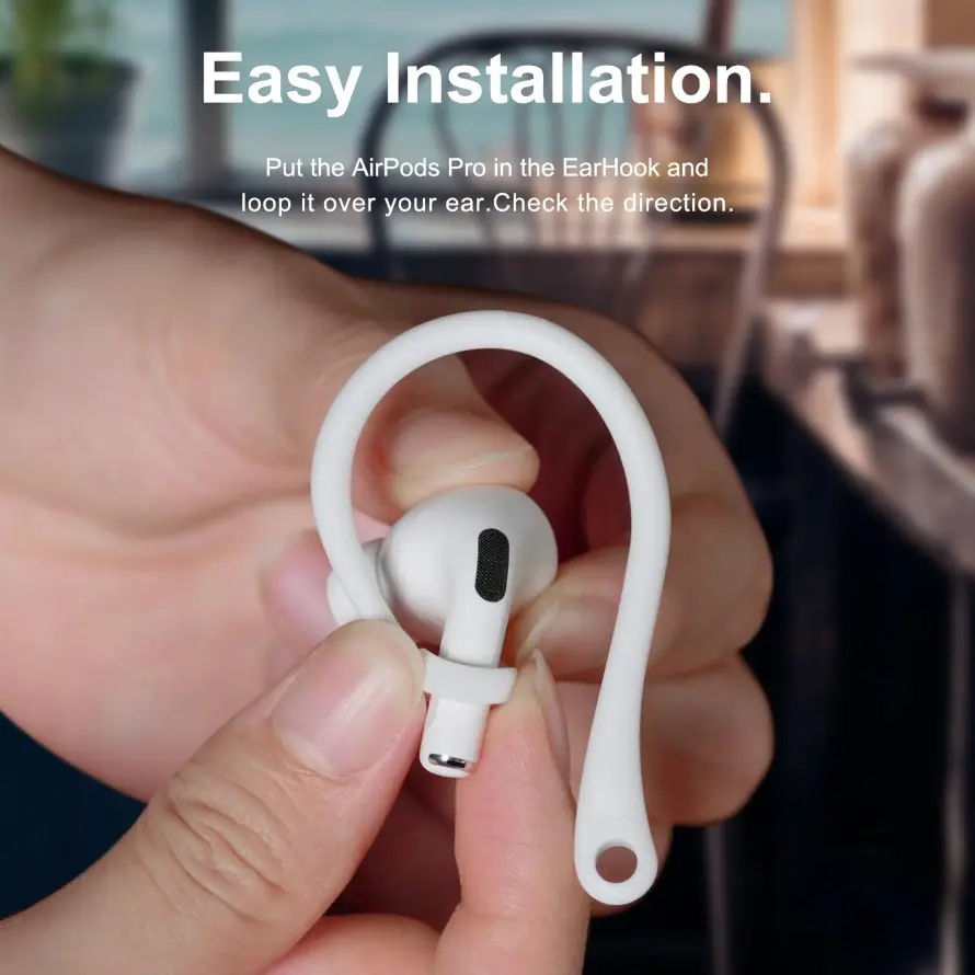 Bluetooth Earphone Silicone Earhook For Airpods Pro 1 2 Sports Anti-lost Headset Ear Hook Replacement Headphone Accessories
