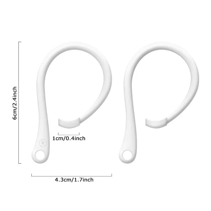 Bluetooth Earphone Silicone Earhook For Airpods Pro 1 2 Sports Anti-lost Headset Ear Hook Replacement Headphone Accessories