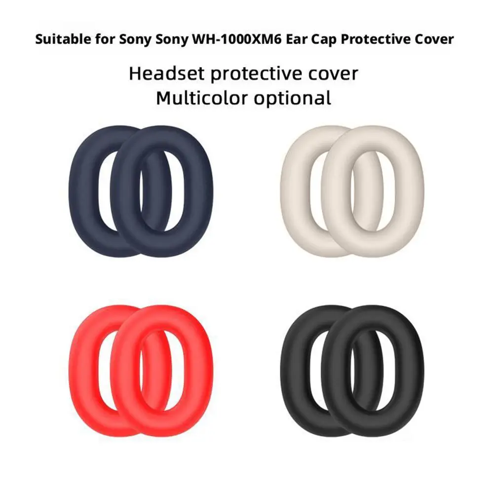 High-end Headphone Case Silicone Protective Cover for sony WH-1000XM6 Headphones Sleeve Earphone Protector Earphone Accessories