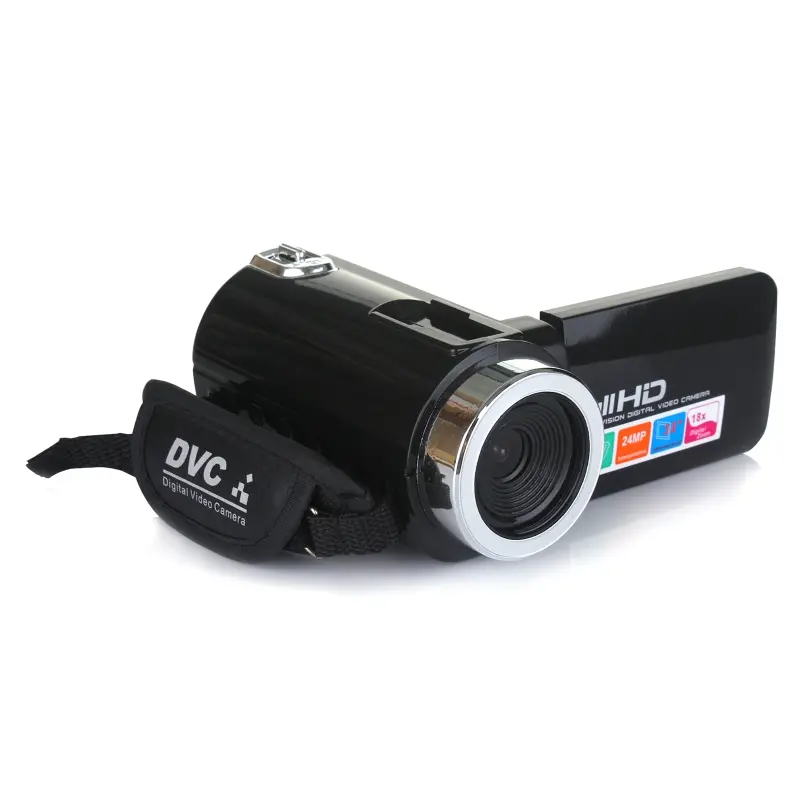 Classic 24MP Camcorder Digital Video Camera 3 Inch LCD Screen 18x Digital Zoom Camera D08A HD Digital Video Camera For Travel
