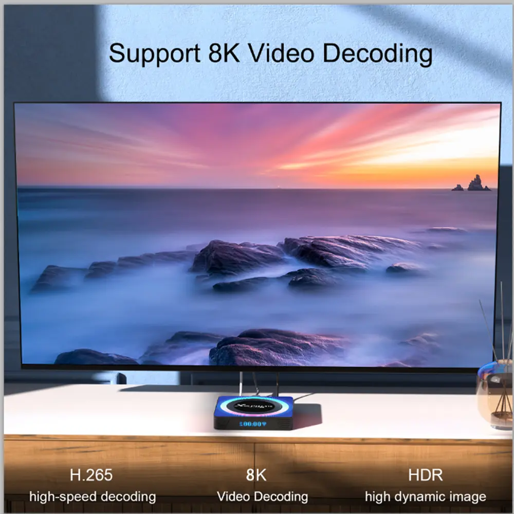 X88 PRO 13 Android 13.0 TV Box OTA Rockchip RK3528 4K 2.4G 5G Wifi 6 64G 32GB 16GB BT5.0 Global Media Player Set Top Receiver