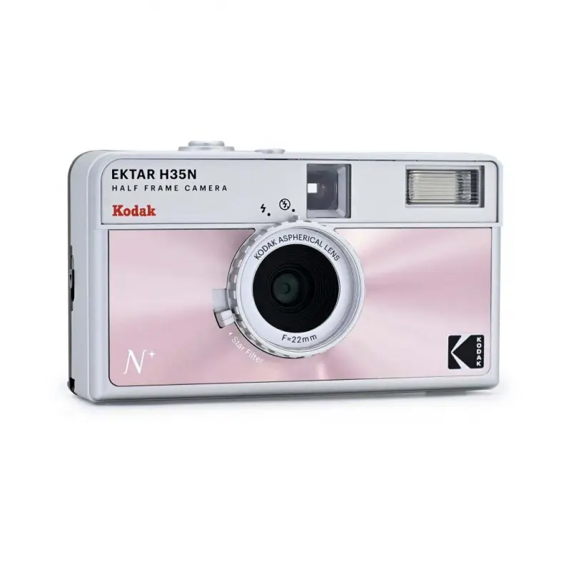 KODAK Film Camera H35/H35N Half Frame 135 35mm Film Camera Built-in Flash / Kodak Colorplus 200 Film For Gift Optional FilmRoll