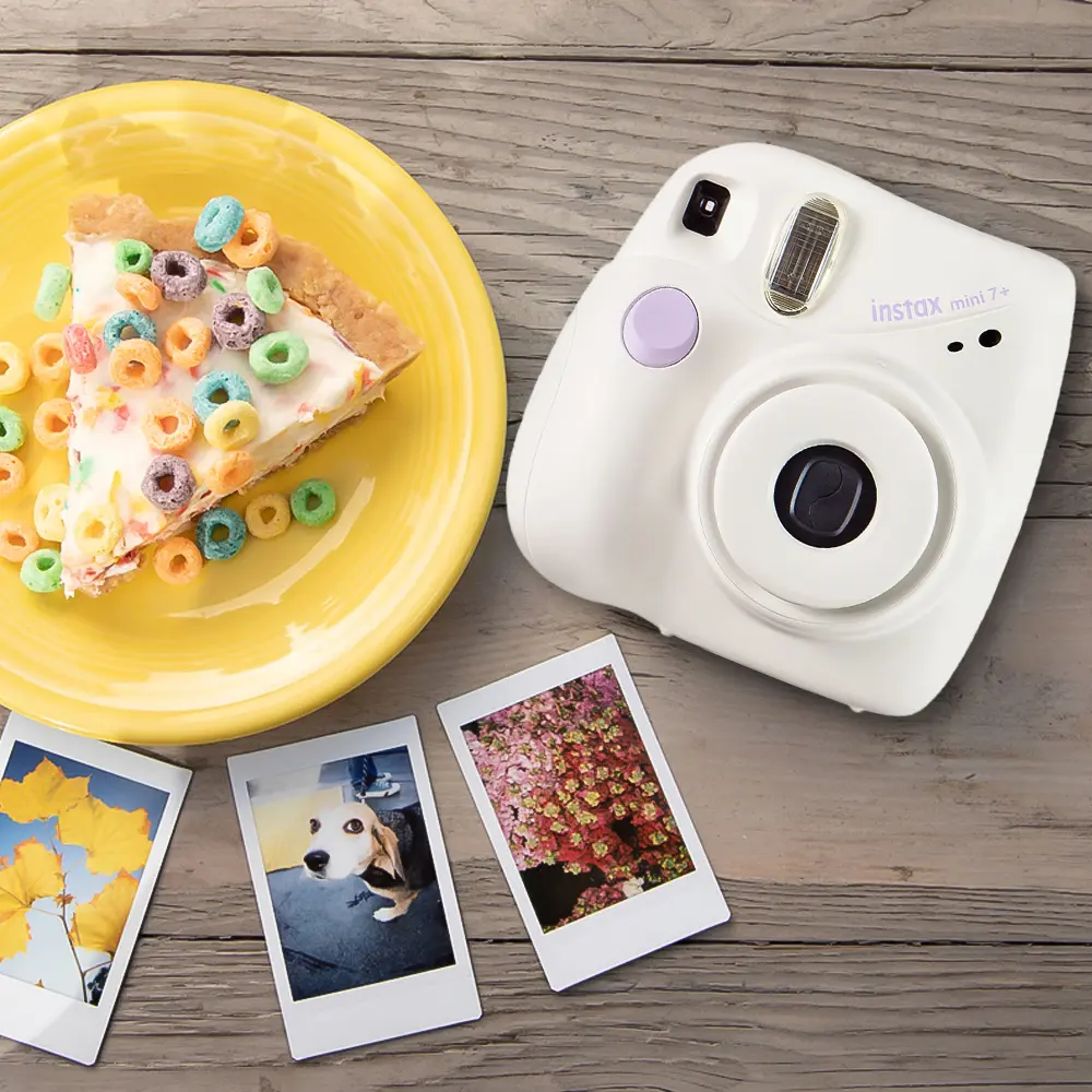 Fujifilm Instax Mini 7+ Mini SE Instant Camera Film Cam Auto-focusing Wrist Strap Birthday Christmas for Girl New Year Festival