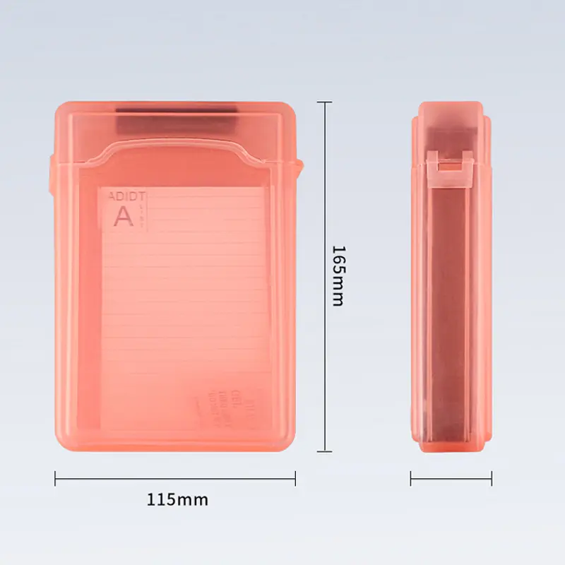 3.5 inch Dust Proof Plastic Storage Box IDE SATA HDD Hard Drive Disk Multi Color Storage Case External Hard Drive Disk Protector