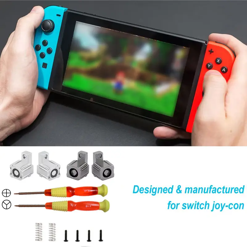 Metal Lock Buckles Latches for Switch/Switch OLED Joycon NS Repair Latches Accessory Replacement Tool Kit