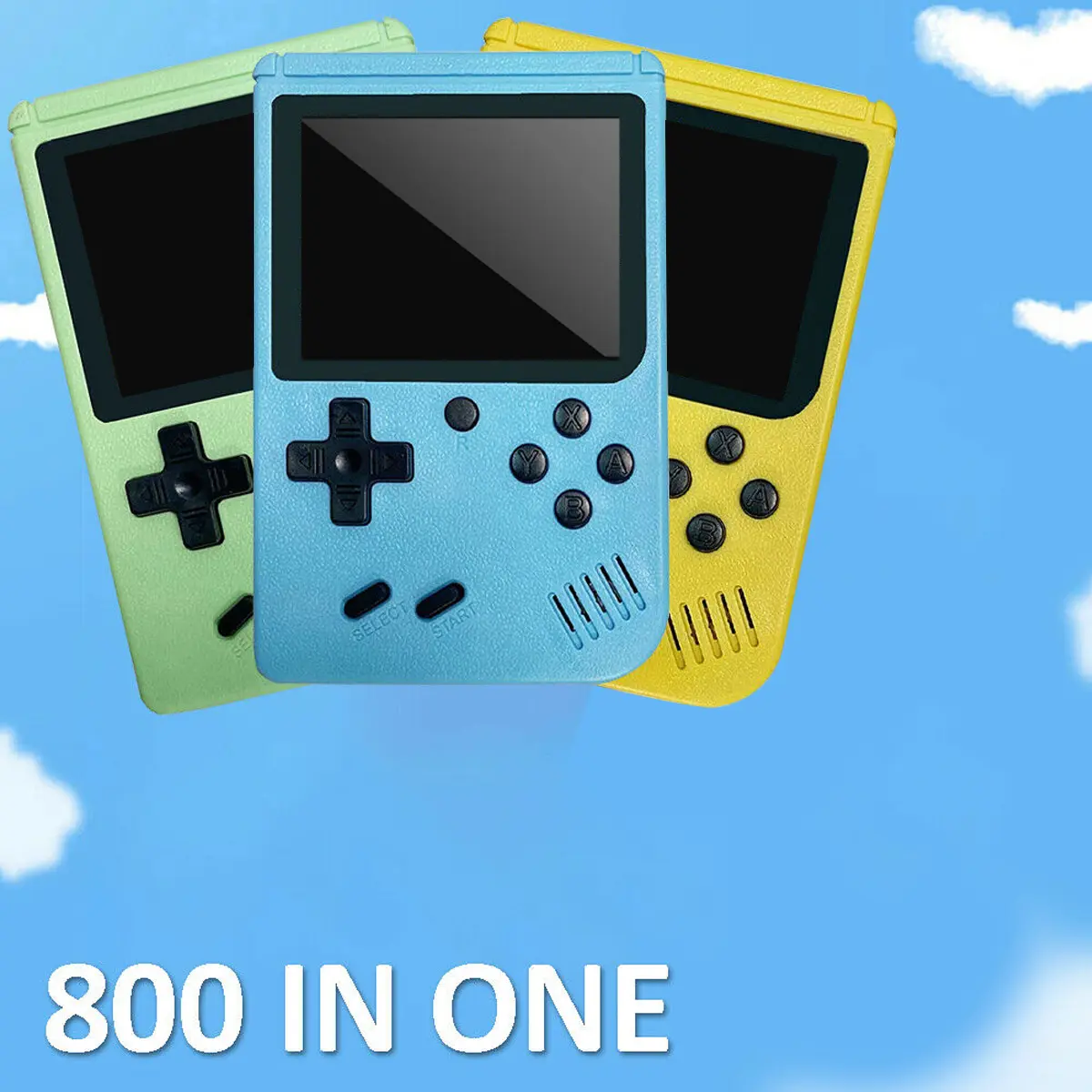 Mini Handheld Retro Video Game Console Built-in 800 Classic Games Gameboy Gifts