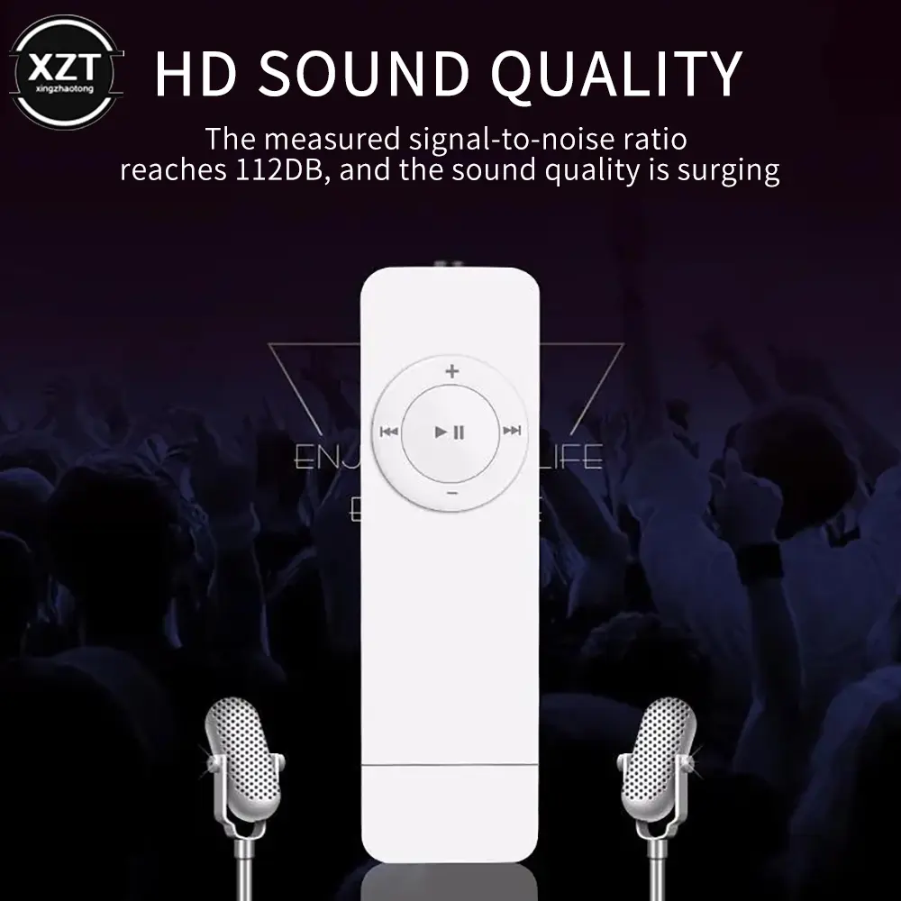Portable USB in-line card MP3 player U disk mp3 player Music Lossless Sound Music Media MP3 Player Support Micro TF Card