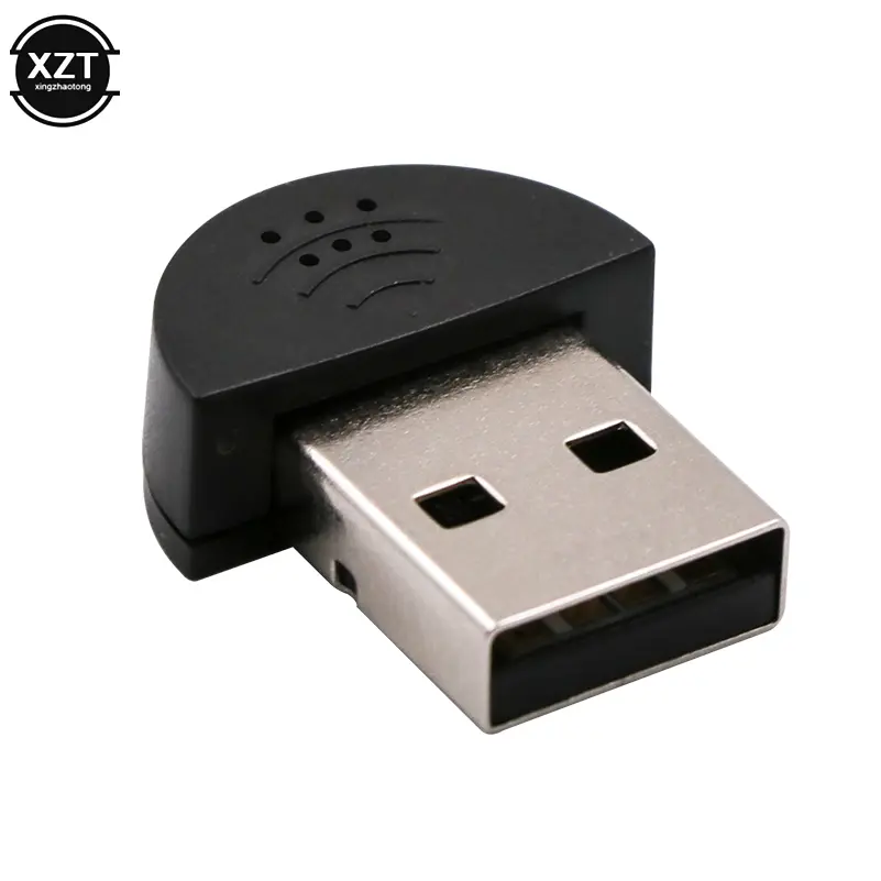 PC USB Microphone Driver Free Mini Mic Portable External Buttonhole Microphones for Laptop Notebook for YouTube MSN Skype Record