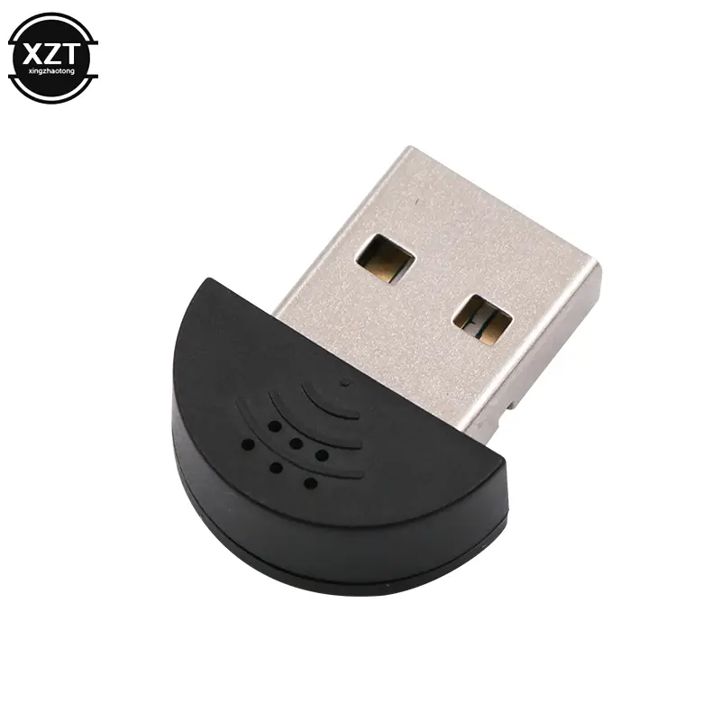 PC USB Microphone Driver Free Mini Mic Portable External Buttonhole Microphones for Laptop Notebook for YouTube MSN Skype Record