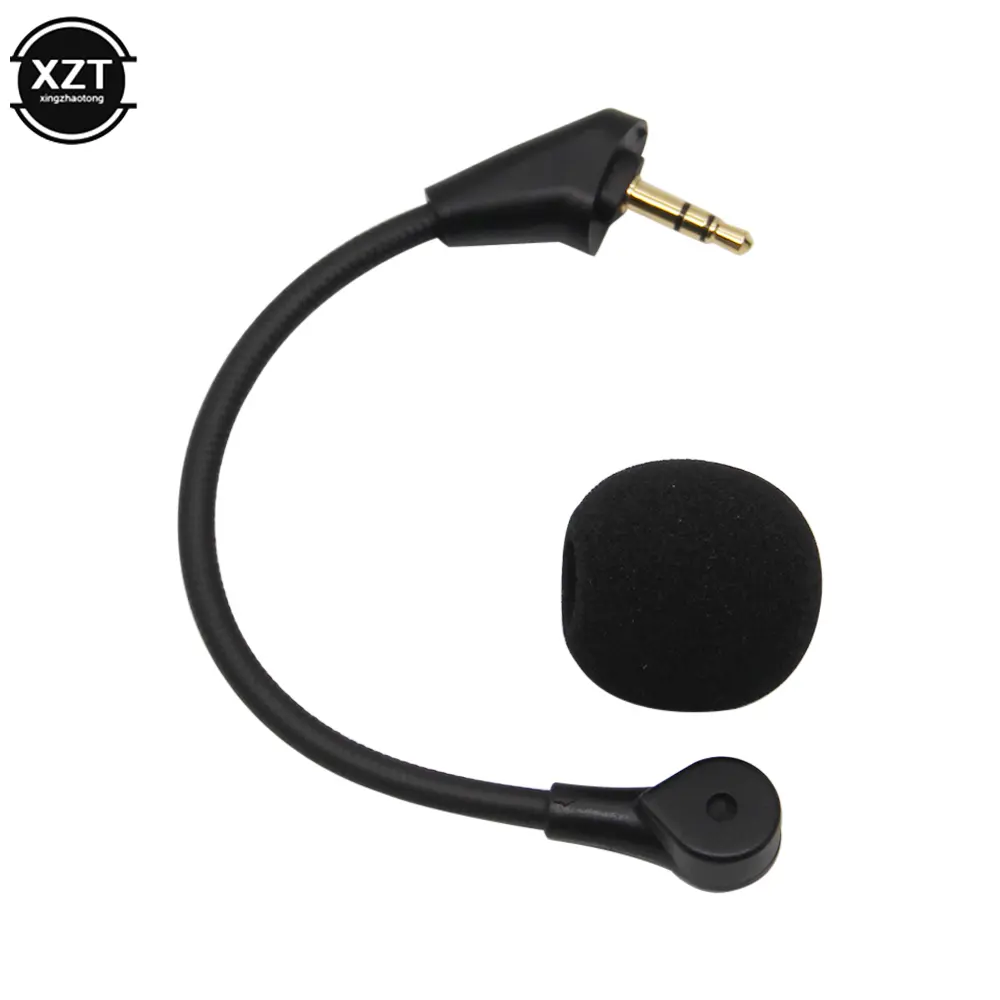 3.5mm Headsets Microphone Replacement for Kingston HyperX Cloud Alpha 2 II X Core Pro Silver Cloudx Gaming Headsets Headphones