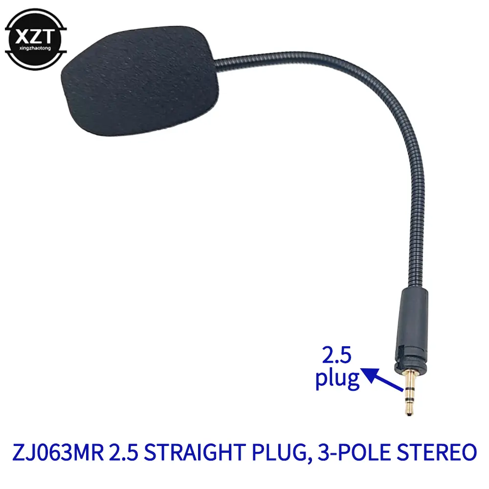 Gaming Headset Microphone Turtle Beach Headphones Gooseneck Microphone Gaming Intercom Microphone 2.5/3.5mm Straight Plug Stereo