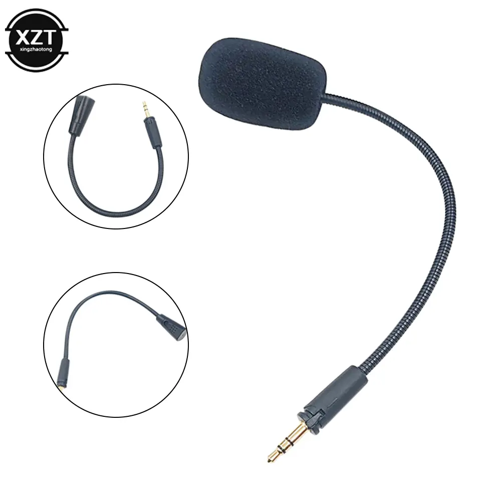 Gaming Headset Microphone Turtle Beach Headphones Gooseneck Microphone Gaming Intercom Microphone 2.5/3.5mm Straight Plug Stereo