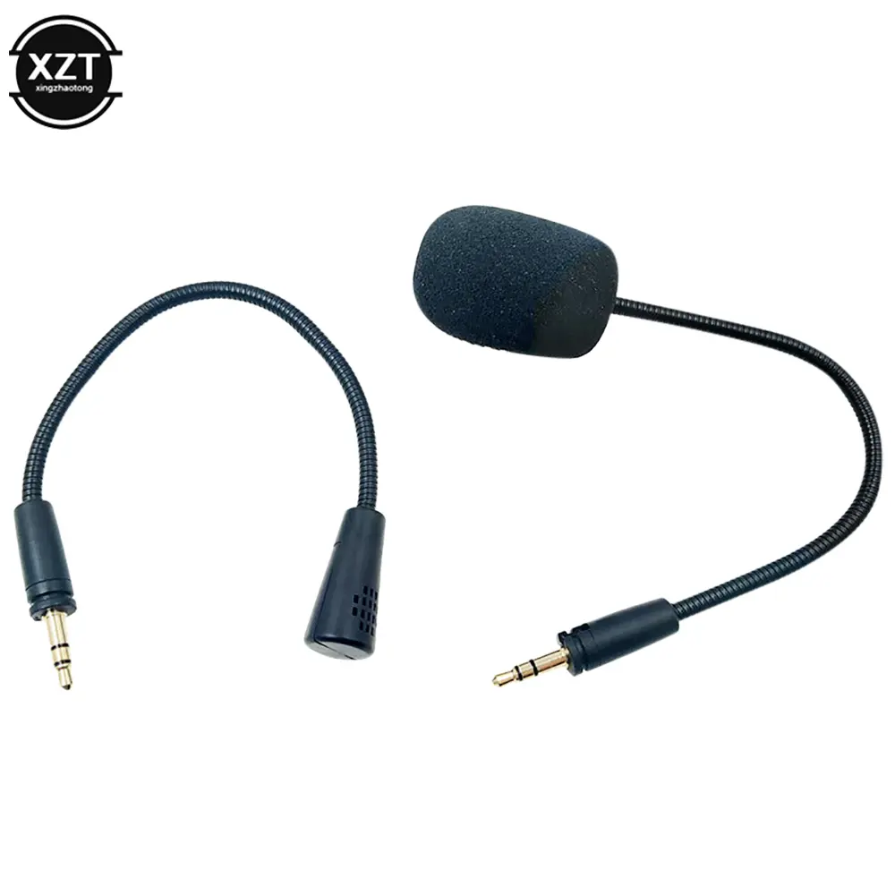 Gaming Headset Microphone Turtle Beach Headphones Gooseneck Microphone Gaming Intercom Microphone 2.5/3.5mm Straight Plug Stereo