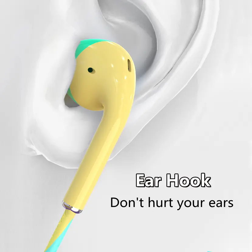 3.5mm Wired Headphones With Bass Earbuds Stereo Earphone Music Sport Gaming Headset With mic For Xiaomi IPhone Huawei Samsung