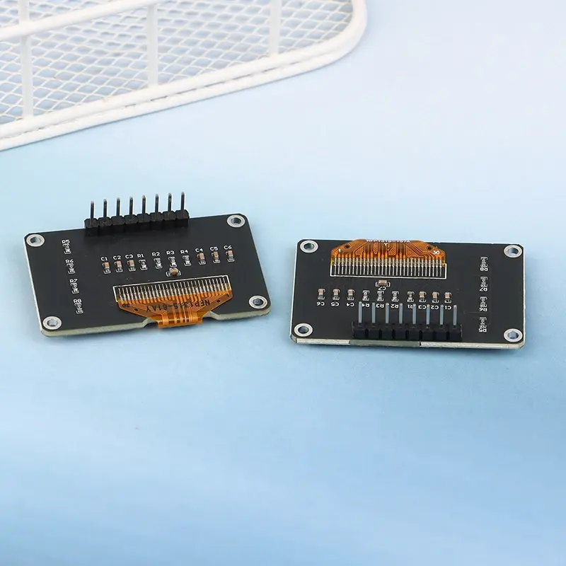 0.96-inch OLED Display Screen White/Blue 12864 Screen Module With Matrix 4 Key Interfaces Keyboard IIC SSD1315