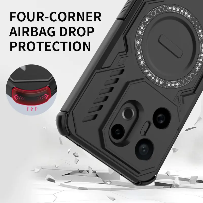 Lens Protection Heat Dissipation Case For Vivo X200 FE 5G Cover Magnetic Wireless Charging Shell Fundas Coque