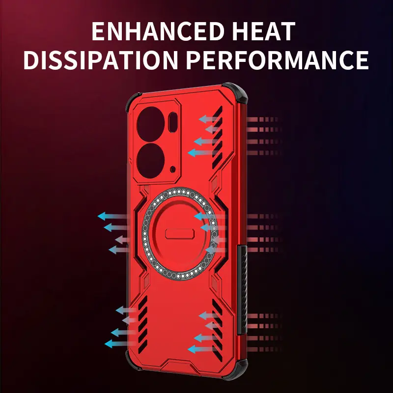 Lens Protection Heat Dissipation Case For Vivo X200 FE 5G Cover Magnetic Wireless Charging Shell Fundas Coque