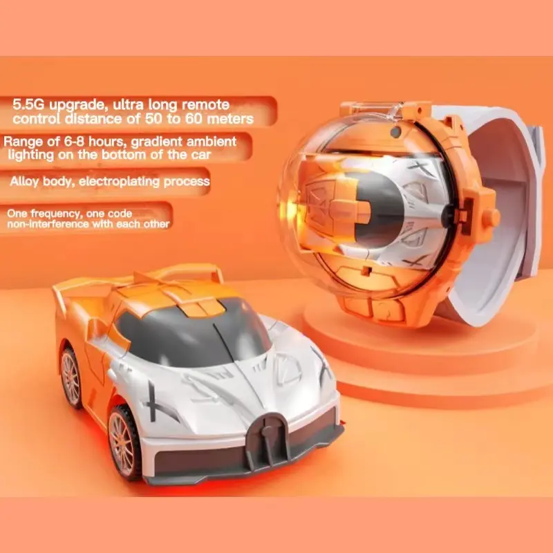 Children's Watch Remote Control Car Charging Electric Mini Remote Control Car Children's Toy Multiplayer Competition