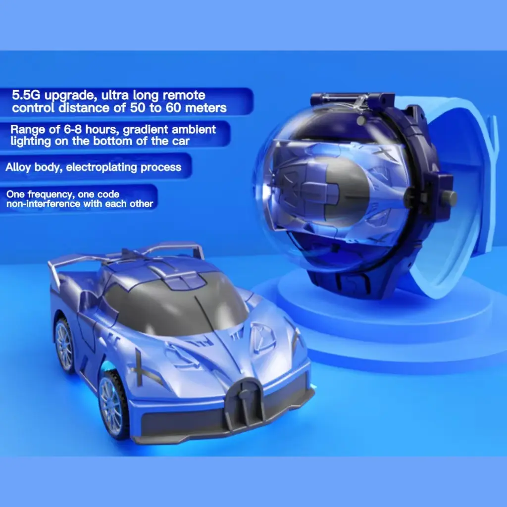 Children's Watch Remote Control Car Charging Electric Mini Remote Control Car Children's Toy Multiplayer Competition