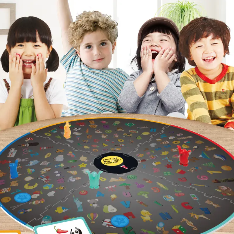 Children's Intelligence Find It Out Small Flashlights Find Tabletop Games Parent-Child Interactive Training Games Toys