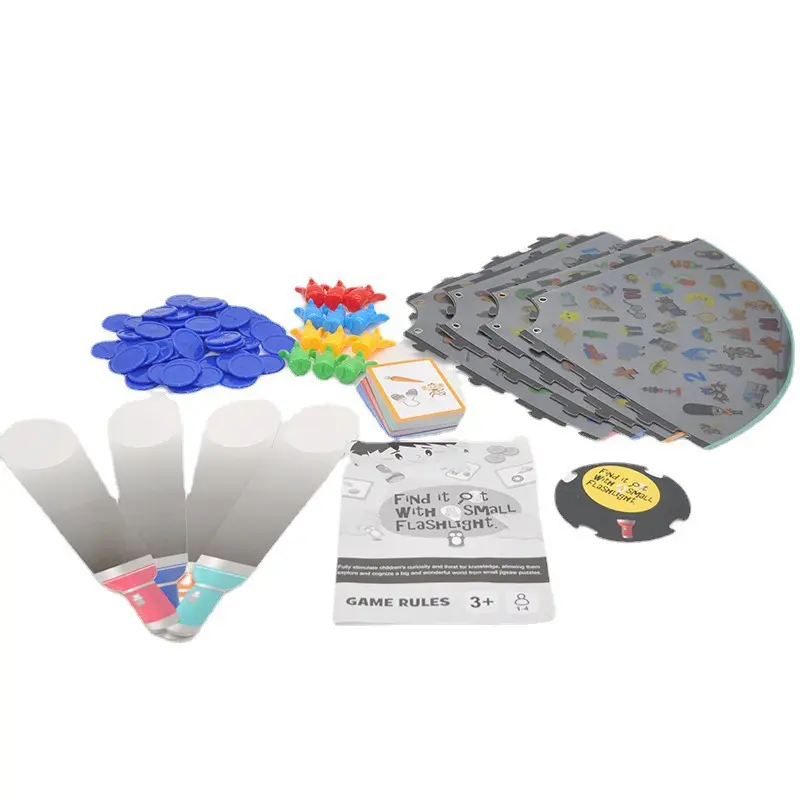Children's Intelligence Find It Out Small Flashlights Find Tabletop Games Parent-Child Interactive Training Games Toys