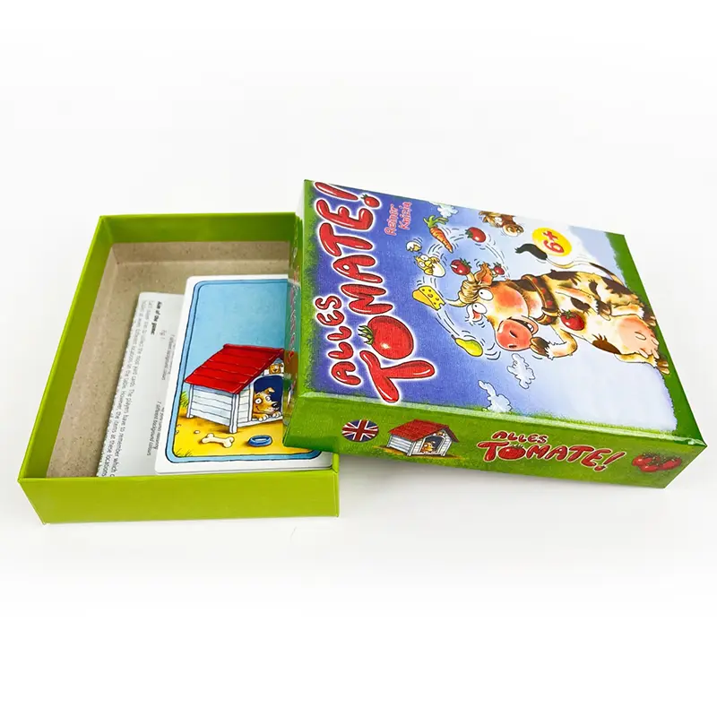 ALLES TOMATE! Bilingual Board Game 2-8 Players Parent-Child Memory Challenge Party Fun