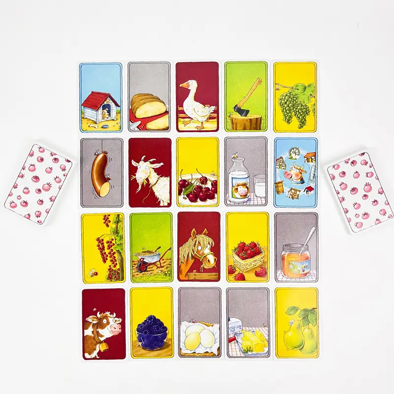 ALLES TOMATE! Bilingual Board Game 2-8 Players Parent-Child Memory Challenge Party Fun