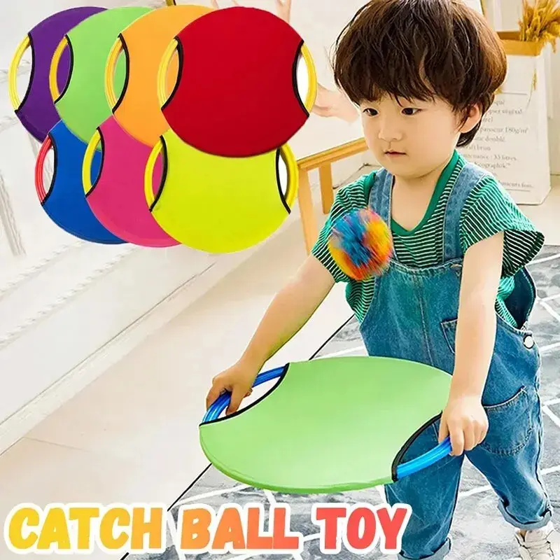 Children's Bouncing Ring Throwing Ball Sense Training Activities Parent-Child Toys Outdoor Elastic Ball Educational Toys