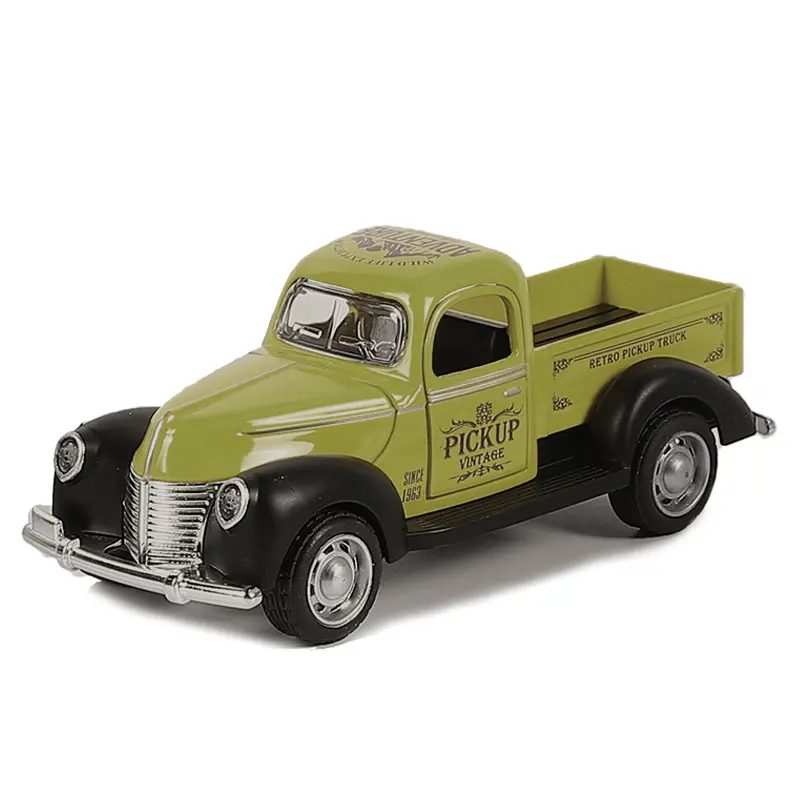 1:32 Alloy Pickup Truck Model Children's Toy Car Decoration Pull Back Car Model Boy Toy Die Cast Educational Toy