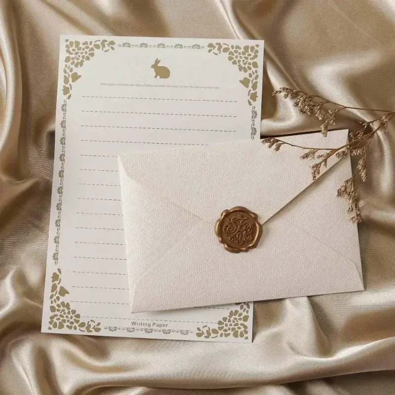 10pcs Window Envelopes for Letters DIY Handmade Gift Packaging Bag Wedding Party Invitation Card Cover Linen Texture Envelopes