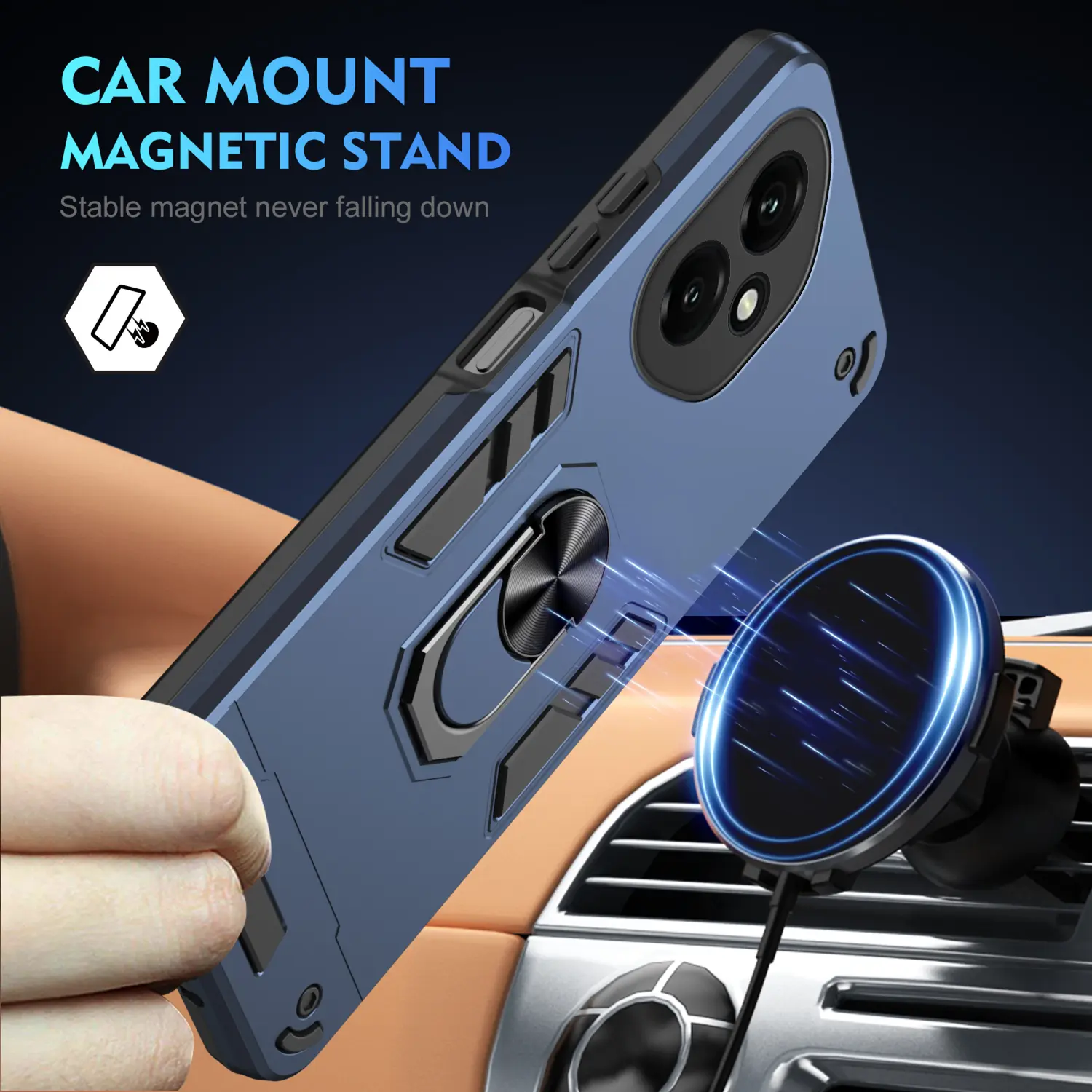 Military Armor Shockproof Case for Honor 400 Pro 400 Lite 5G Protective Cover Ring Stand Holder Fundas Coque