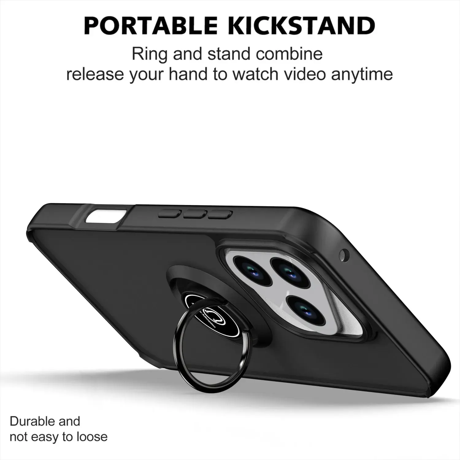Armor Shockproof Matte Case For Honor 400 Lite 5G Cover Ring Magnetic Stand Holder Back Shell Coque Fundas