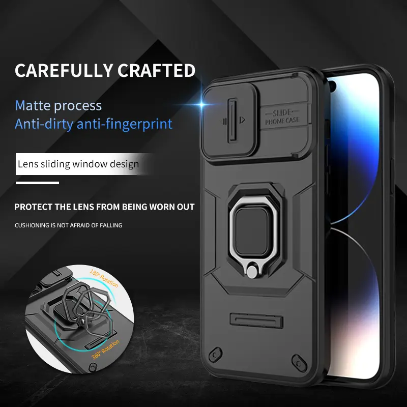 Shockproof Case For Honor 400 Pro Case For Honor 400 Pro Ring Holder Magnetic Cover For Honor 400 Pro Push Window Case 6.7 inch