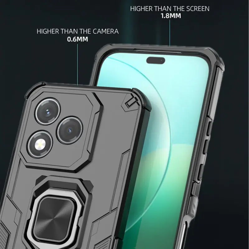 Lens Protection Kickstand Case For Honor 400 Lite 400 Pro 5G Cover Ring Stand Magnetic Bracket Shell Fundas Coque