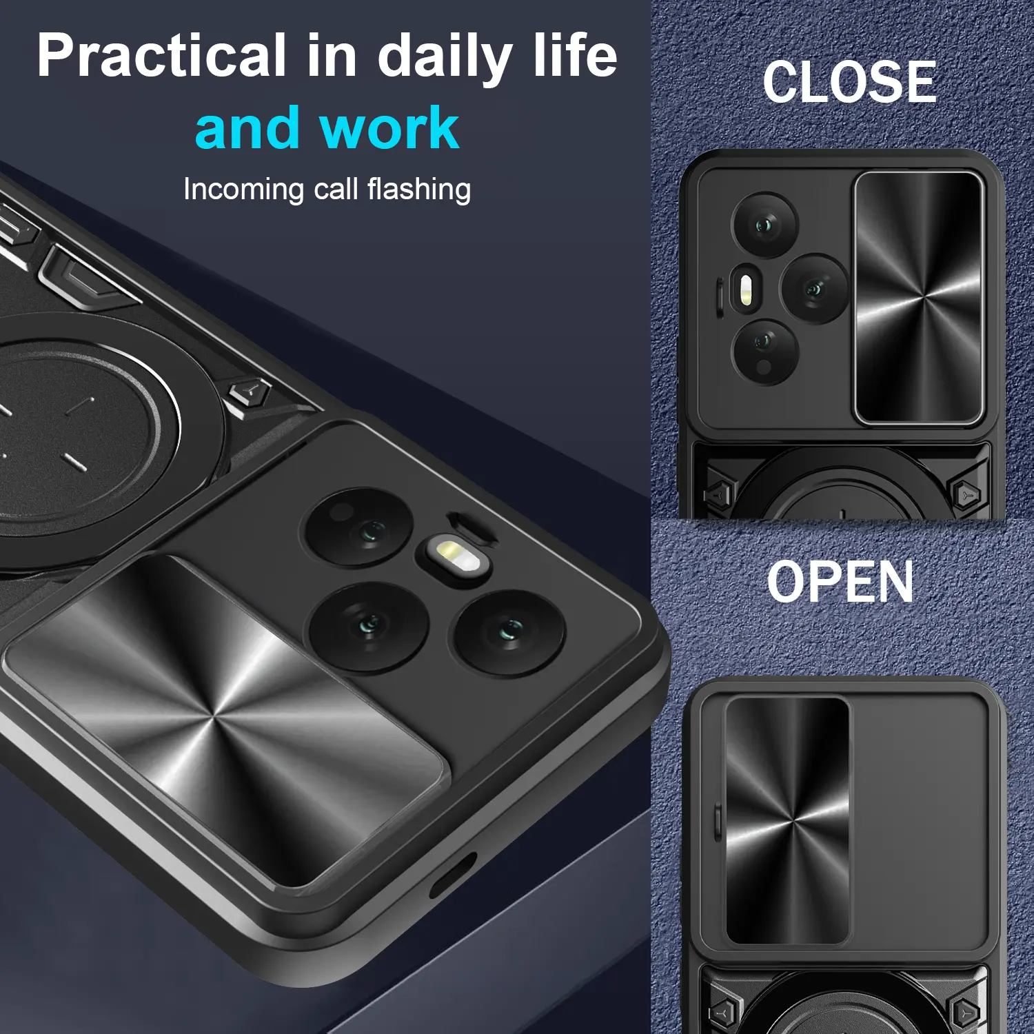 Protective Cover For Honor 400 Pro 5G Case With Ring Stand Holder Lens Protection Fundas Coque Capa