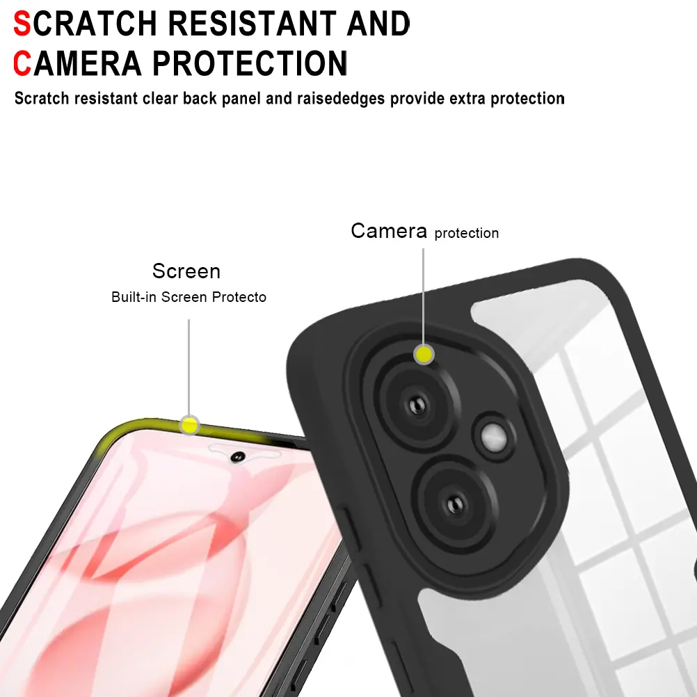 Full Body Protection Shockproof Case for Honor 400 Pro Honor 400 Lite 5G Protective Cover Screen Protector Fundas Coque Capa