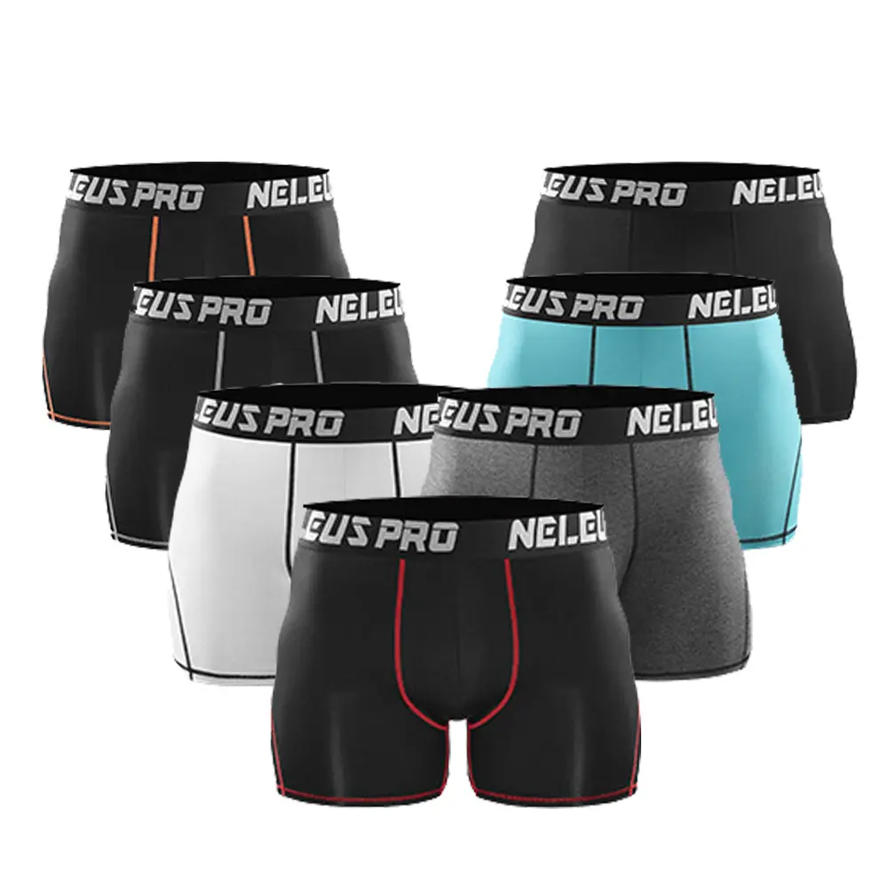 Men Sports Leggings Bodybuilding Shorts Fitness Elastic Compression Tights Quick Drying Running Training Fitness Stretch Pants