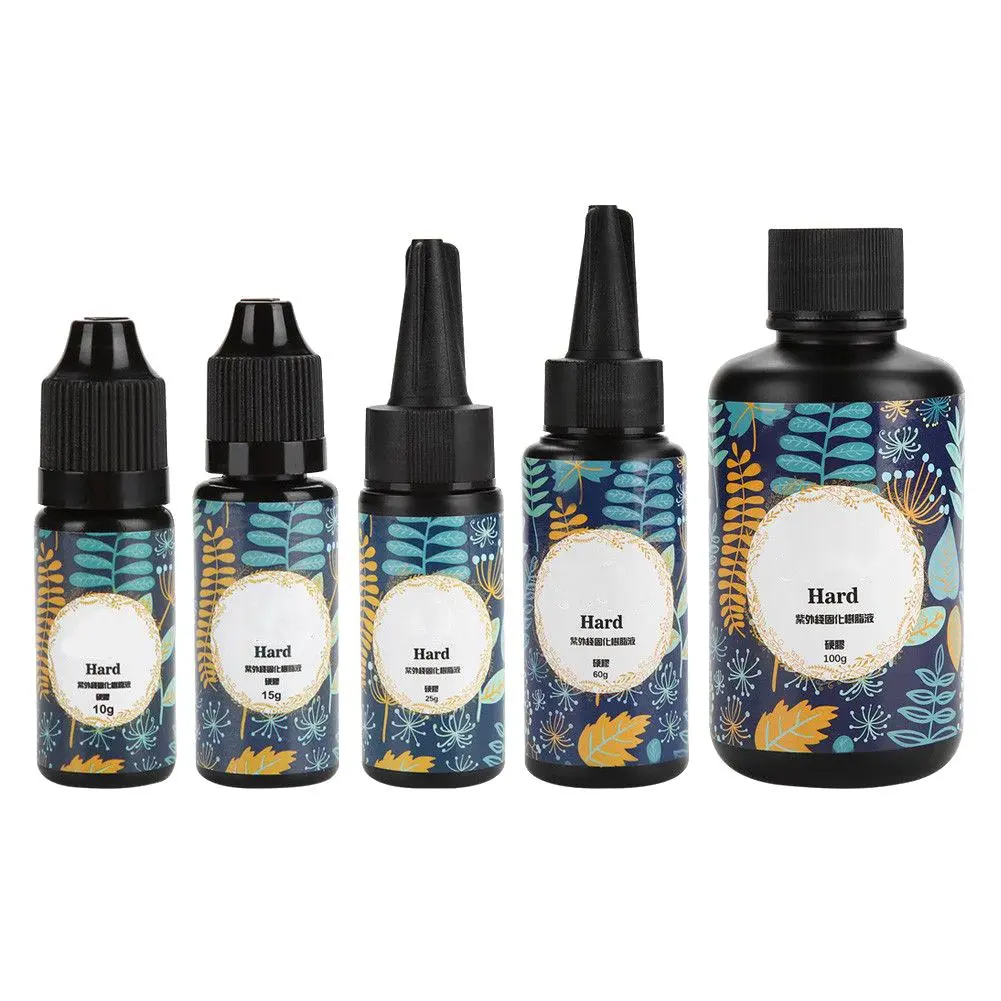 10-100g Epoxy UV Resin Clear Glue DIY Ultraviolet Curing Gel for Jewelry Making DIY Tools for Fashion Jewelry Sales Leader