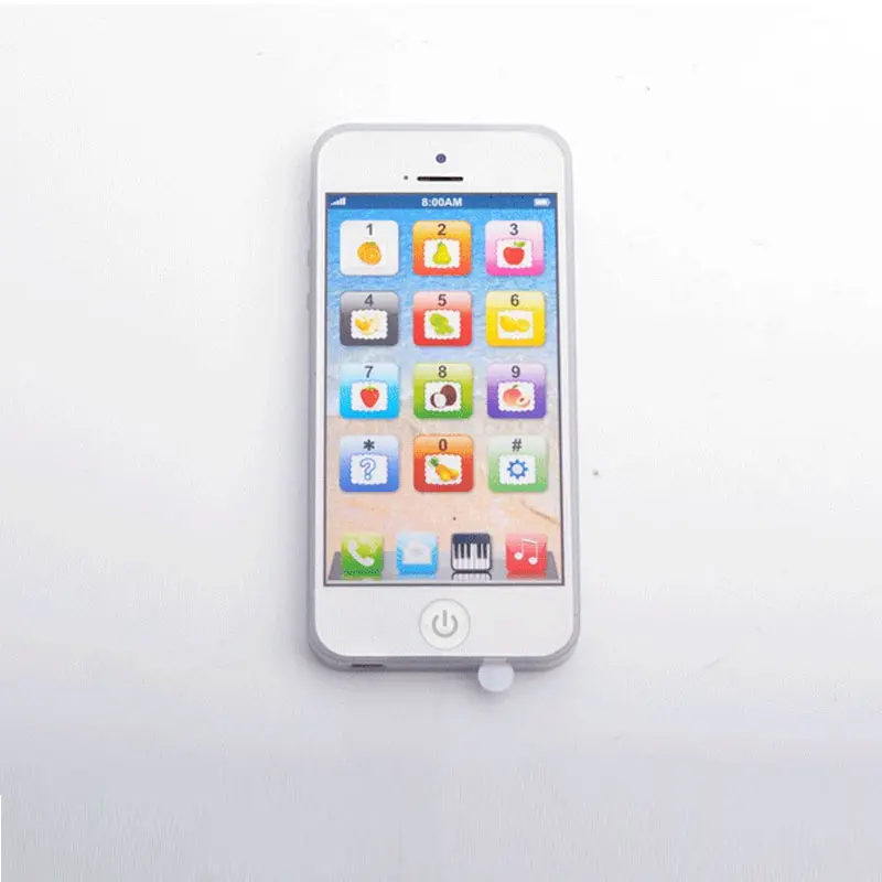 Children Simulation Phone Baby Musical Early Educational Toys English Learning Cellphone with Light Sound Mobile Vocal Toy
