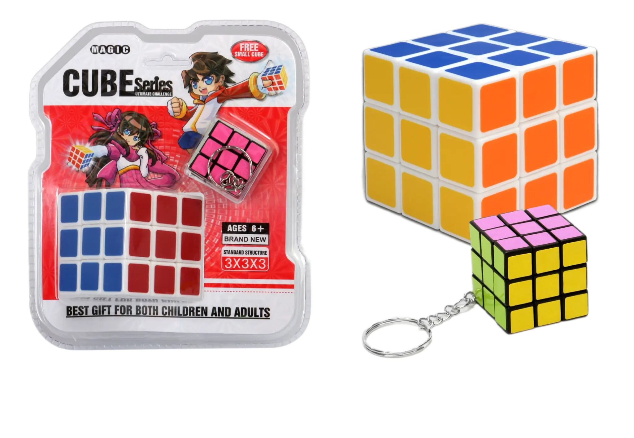 Yisheng Magic Cube 3x3 Puzzle Toys Educational Brain Teaser Game Carbon Fiber Heat Transfer Cubes candy Macaron Color Kids Gift