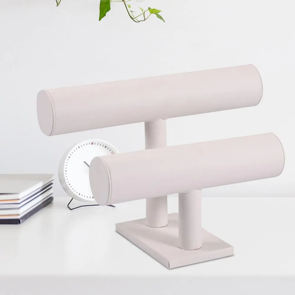 Portable Jewelry Stand Jewelry Stand Organizer Elegant Double-tier Bracelet Watch Display for Bedroom for Bracelets for Bedroom