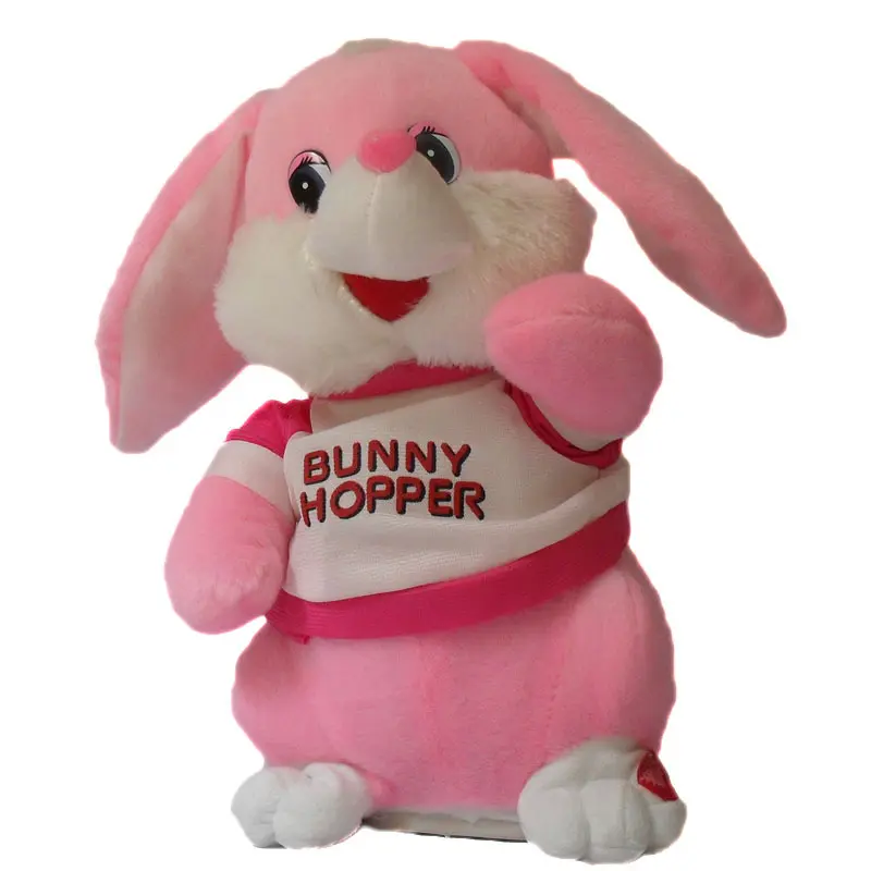 Robot Rabbit Sing Dance Electronic Plush Bunny Toy Shake Ears Funny Electric Rabbit Pet Cute Music Animal Toy For Kids Birthday