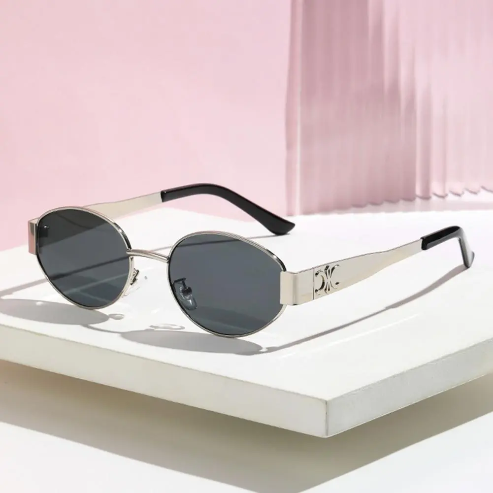 Sunglasses for Different Face Shapes Sunglasses Uv Protection Lightweight Stylish Metal Frame Sunglasses for Men for Fishing