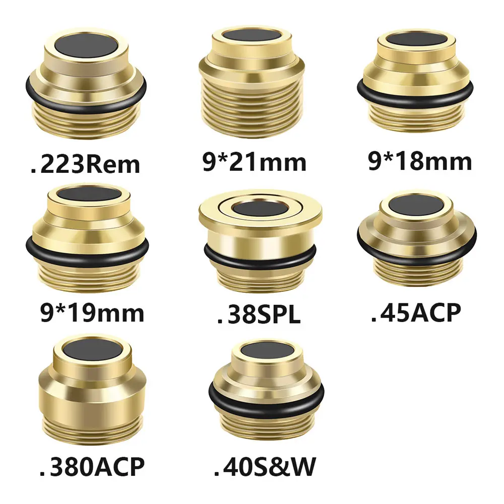 Outdoor Tactical CS Game 9mm .38SPL .45ACP Red Light Laser Sight Training Bullet Tail Cap Switch Sports Toy Accessories QG540