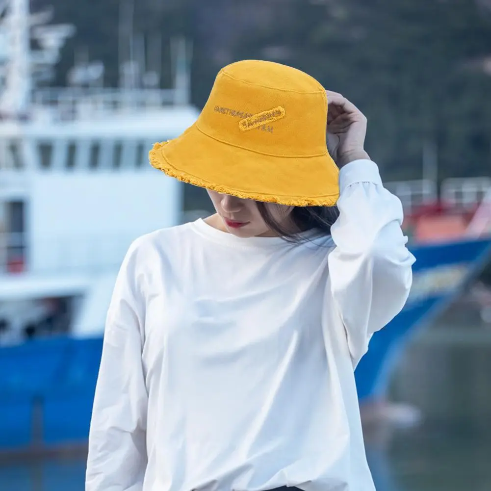 Lightweight Wide-brim Hat Breathable Sun Protection Hat Sun Protection Fisherman Hat with Furry Trim for Lightweight for Men